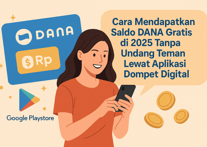 Cara Mendapatkan Saldo DANA Gratis di 2025 Tanpa Undang Teman Lewat Aplikasi Dompet Digital
