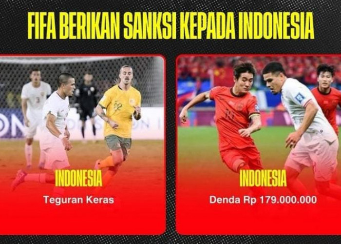 Waduh, FIFA Jatuhkan Sanksi untuk Timnas Indonesia, Ini Penyebabnya