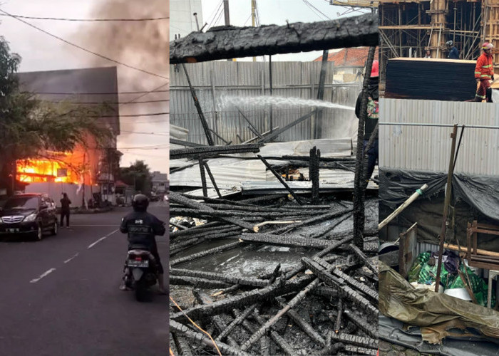 Kebakaran Warung Nasi di Proyek Gedung BSI Tasikmalaya, Polisi Telusuri Pemicu Kejadian