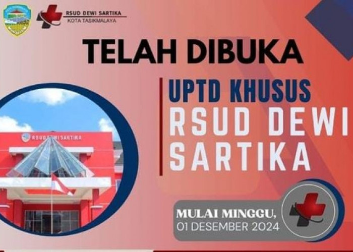 Baru Diresmikan, Ini Daftar Pelayanan RSUD Dewi Sartika Kota Tasikmalaya, Pakai BPJS Kesehatan Bisa?