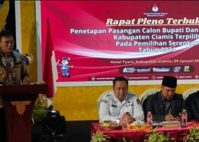 Ini Kata Herdiat Sunarya Usai Ditetapkan Sebagai Bupati Ciamis Terpilih Periode 2025-2030