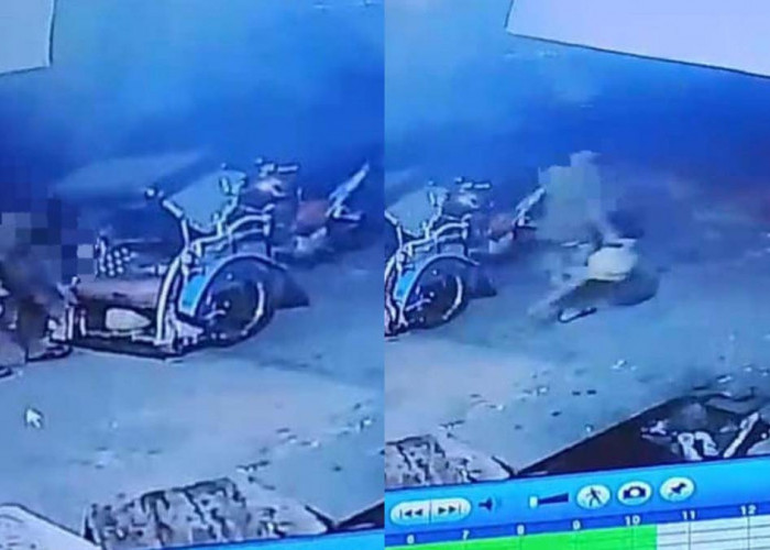 Ini Ciri-ciri Terduga Pencuri Tabung Gas di Pasar Singaparna Terekam CCTV, Polisi Lakukan Penyelidikan