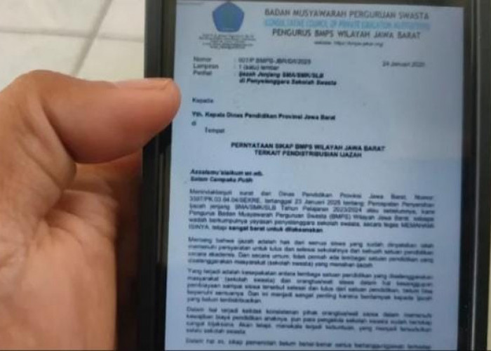 Soal Percepatan Penyerahan Ijazah, Forum Sekolah Swasta di Ciamis Beri Tanggapan