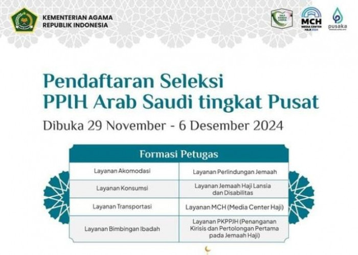 Ini Persyaratan Khusus Petugas Haji 2025 Tingkat Pusat untuk Formasi Layanan Akomodasi