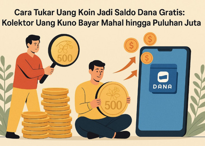 Cara Tukar Uang Koin Jadi Saldo Dana Gratis, Kolektor Uang Kuno Bayar Mahal hingga Puluhan Juta