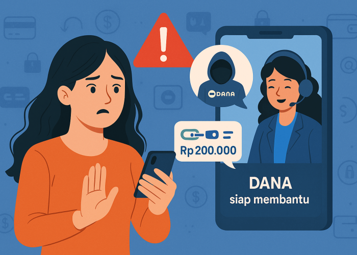 Waspada Modus Penipuan CS DANA Palsu di Aplikasi Dompet Digital, Ini Ciri Asli dan Penipunya!