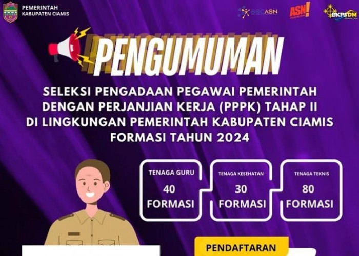 Ini Dokumen Persyaratan Seleksi PPPK Tahap 2 2024 Pemkab Ciamis