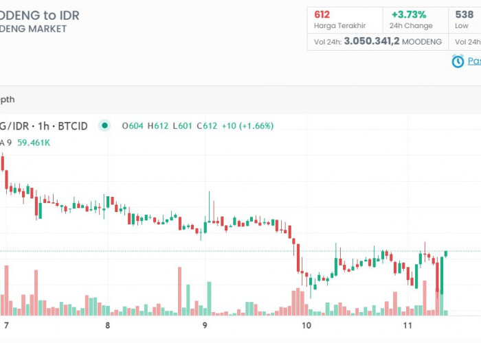 Analisis Harga MOODENG Hari Ini, Apakah Akan Terus Naik atau Turun?