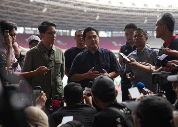 SUGBK Bakal Dipenuhi Suporter Jepang dan Arab Saudi, Erick Thohir: Silahkan Datang Jangan Takut